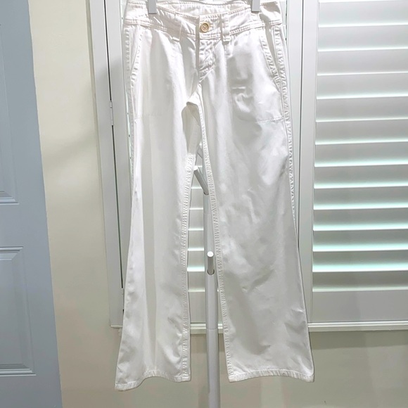 James Perse Pants - James Perse white cargo jean size 28